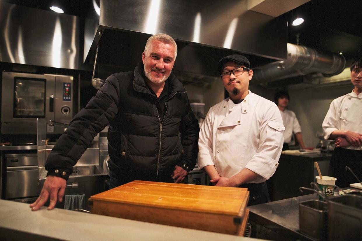 Paul Hollywood asked the chef at Michelin starred ramen restaurant  Nakiryu to try a Pot Noodle. (Channel 4)