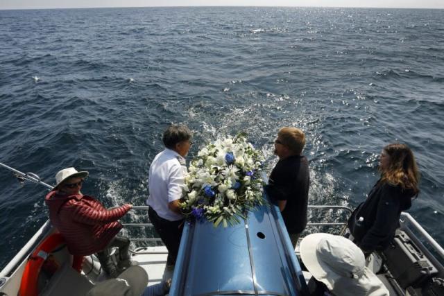 Yes, anybody can be buried at sea. Why people pick the ocean as their final resting place