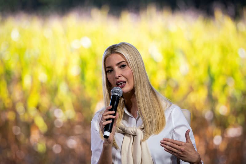 FILE PHOTO: White House Senior Adviser Ivanka Trump campaigns for U.S. President Donald Trump in North Carolina