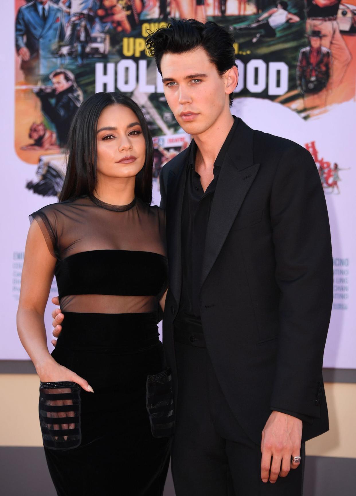 Actress Vanessa Hudgens, 31, and actor Austin Butler, 28, split after more than eight years of dating. Rumors of the breakup started when the two didn't celebrate the holidays together. Hudgens stunned on the red carpet of the "Bad Boys For Life" premiere on Jan. 14, 2020, a day after news of the split hit the internet.