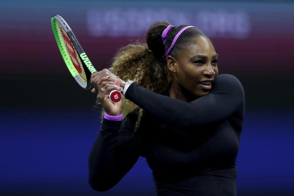 Serena Williams was dominant in defeating Maria Sharapova at the U.S. Open. (Getty)