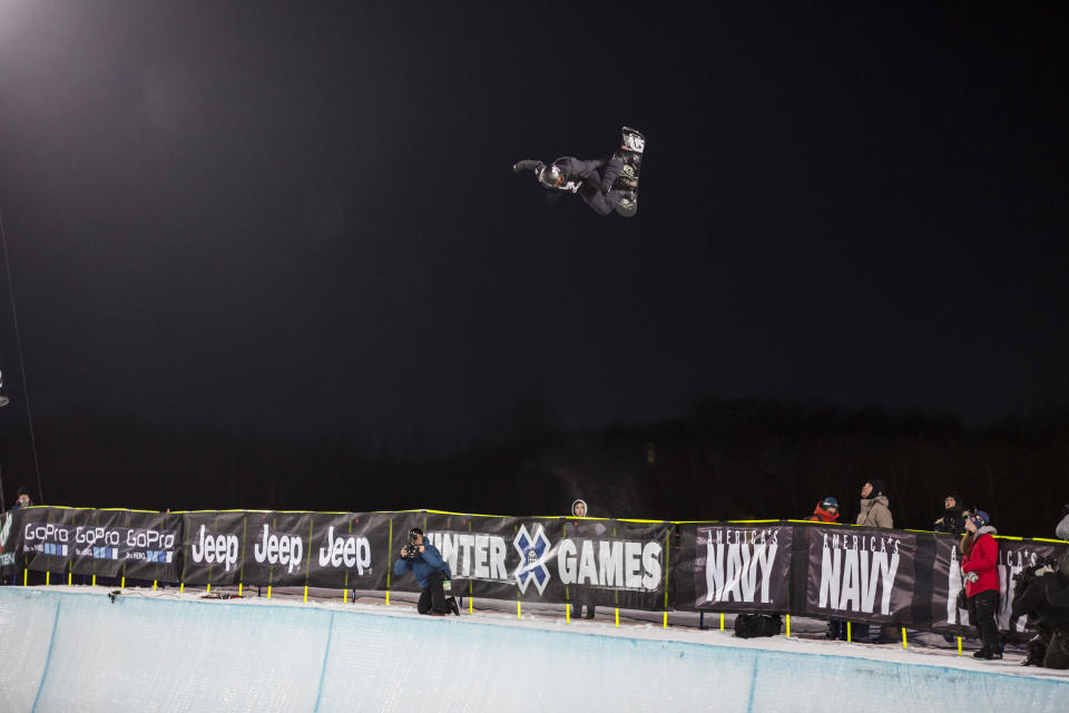 Shaun White en la final del Super Pipe. Foto: Christian Pondella / ESPN Images