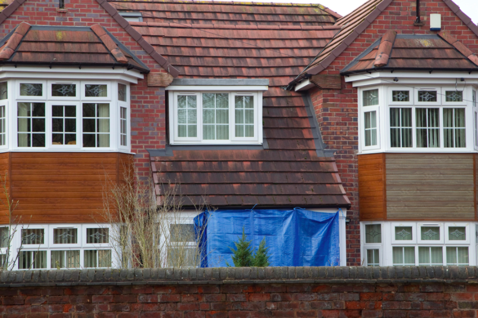 <em>The house in Wolverhampton has been sealed off so that our forensic experts can search for evidence (SWNS)</em>