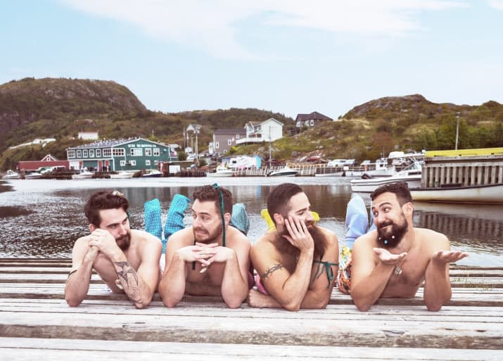 <p>The Newfoundland friends are making a splash with their calendar. (Photo: Instagram) </p>