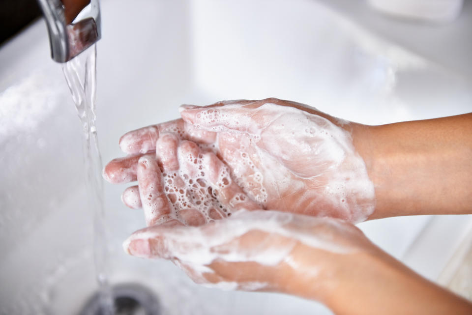 Washing your hands properly can help prevent the spread of disease and infection [Photo: Getty]