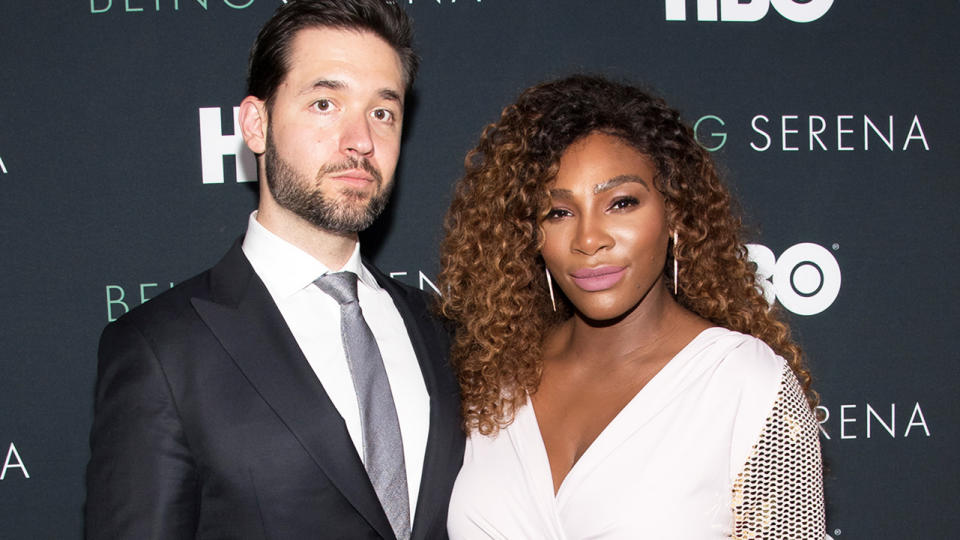 Alexis Ohanian and Serena Williams, pictured here in New York in 2018.