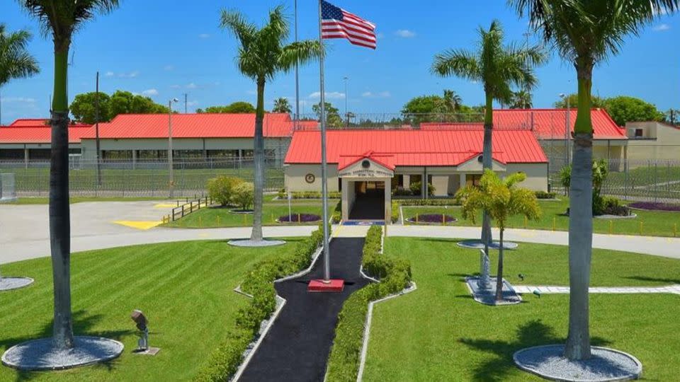 This photo from the US Federal Bureau of Prisons shows FCI Miami, a low security federal correctional institution with an adjacent minimum security satellite camp. - US Federal Bureau of Prisons