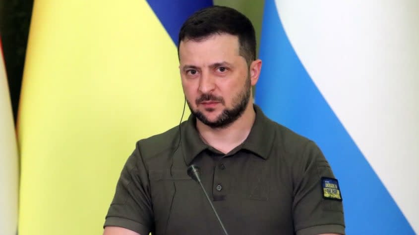 Ukrainian President Volodymyr Zelensky.