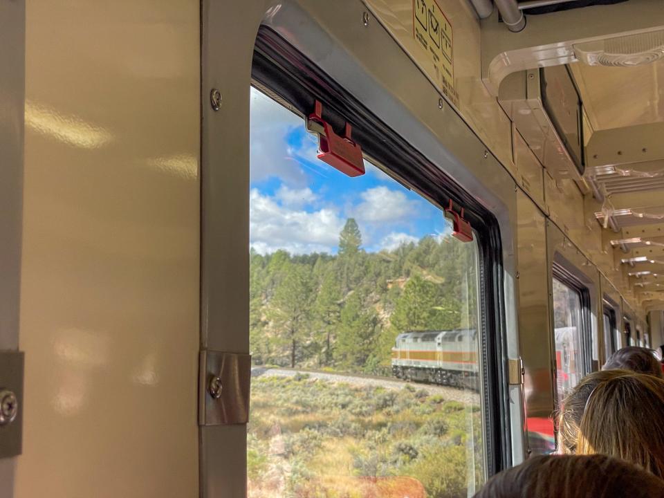 The Grand Canyon Railway train.