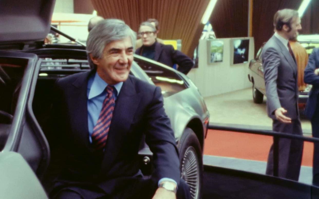 John DeLorean's name was etched onto the cultural landscape when his car was featured in Back to the Future - BBC