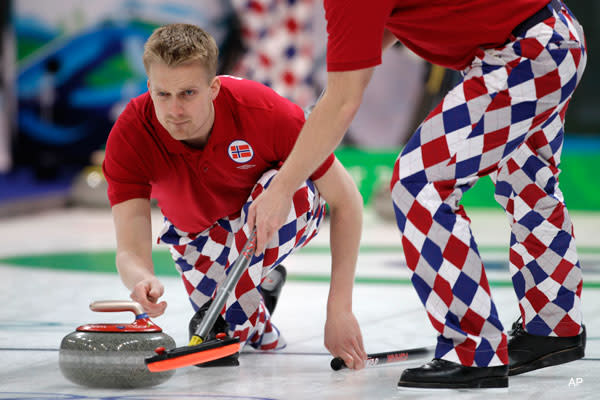 Remarkable Swag: Norway's argyle curling pants - Yahoo Sports