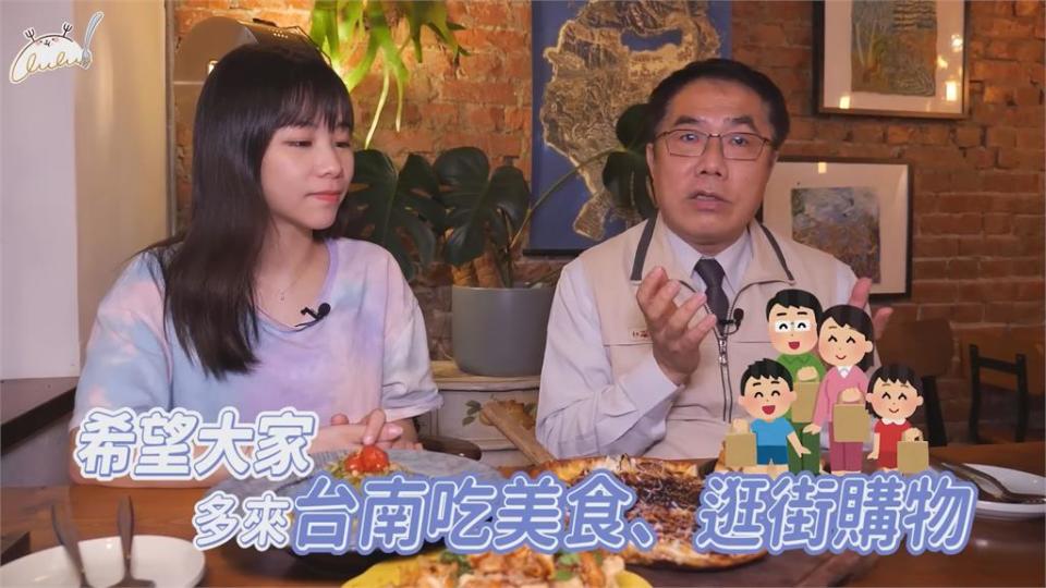 正妹網紅超能吃　與黃偉哲對拚光速清盤！見驚人「食」力問：妳有嚼嗎