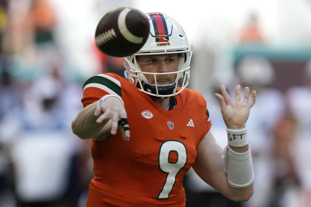 Fletcher gets 11-yard TD run in OT; Miami holds off Virginia 29-26 - The  San Diego Union-Tribune