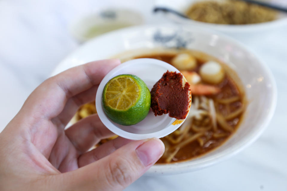 Meow Mee - lime and sambal belacan