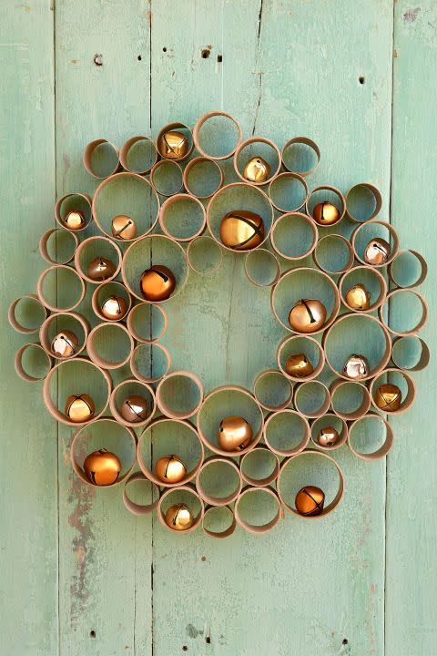 Honeycomb Jingle Bell Wreath