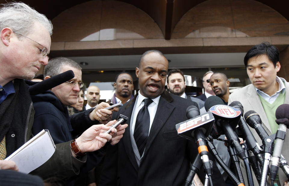 DeMaurice Smith took over as executive director of the NFL Players Association at a critical time for the union in 2009. (AP Photo/Alex Brandon)