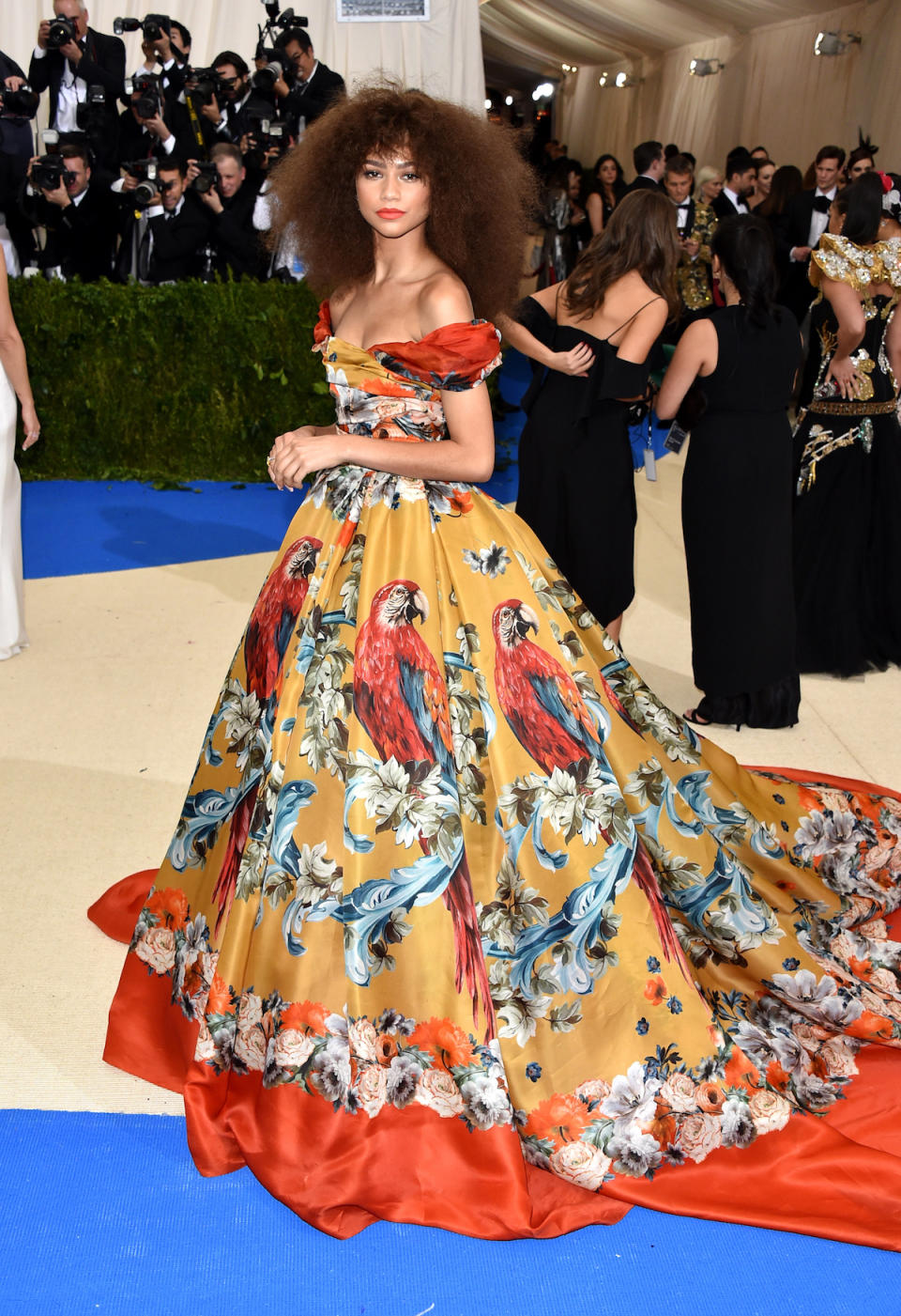 Zendaya in Dolce & Gabbana Alta Moda Fall 2016