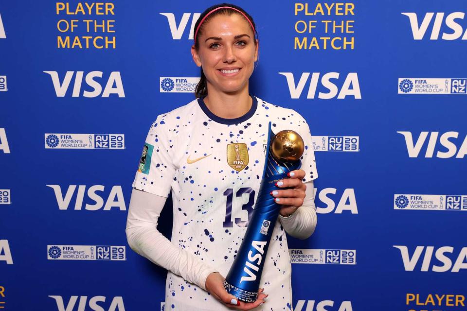 <p>Fiona Goodall - FIFA/FIFA via Getty </p> Alex Morgan