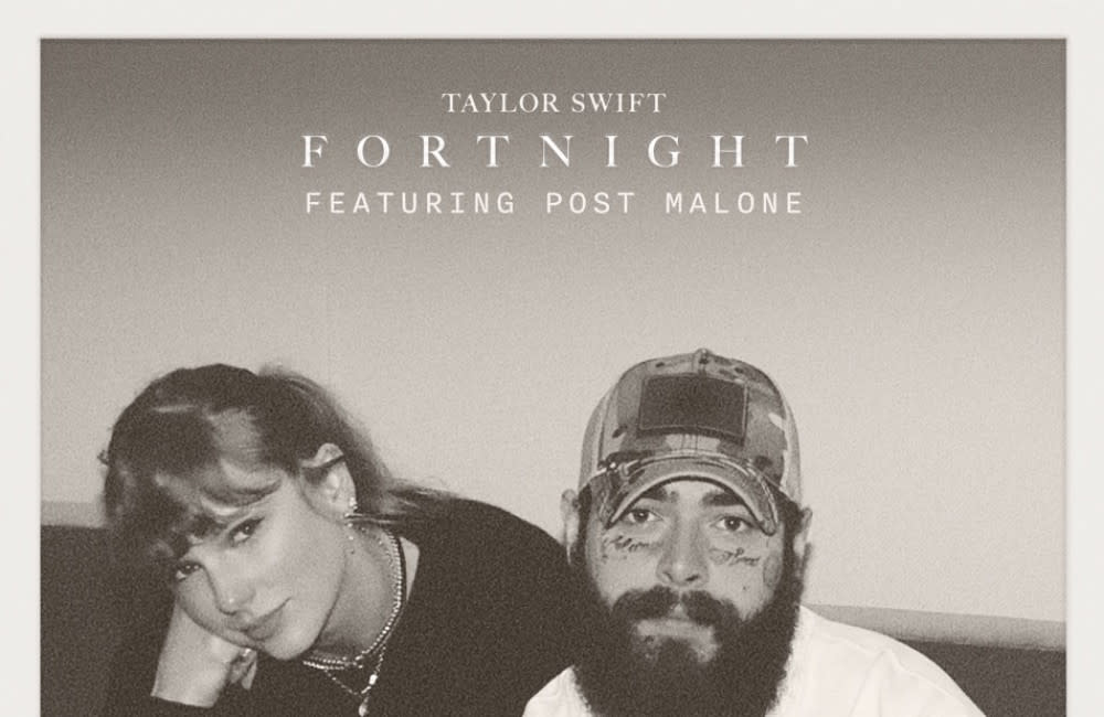 Taylor Swift has announced ‘Fortnight’ featuring Post Malone will be the first single from her new album credit:Bang Showbiz