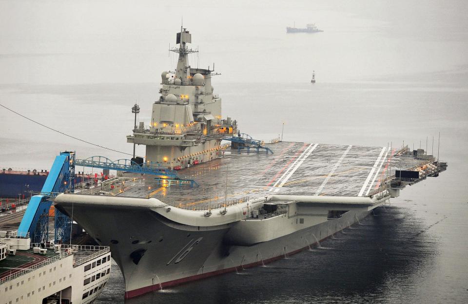 China aircraft carrier Liaoning