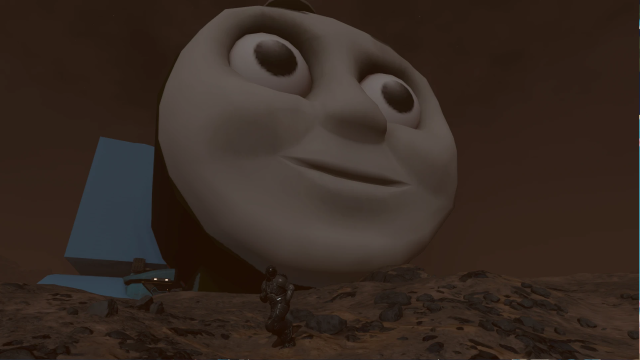 Starfield mod turns Vasco into Thomas the Tank Engine