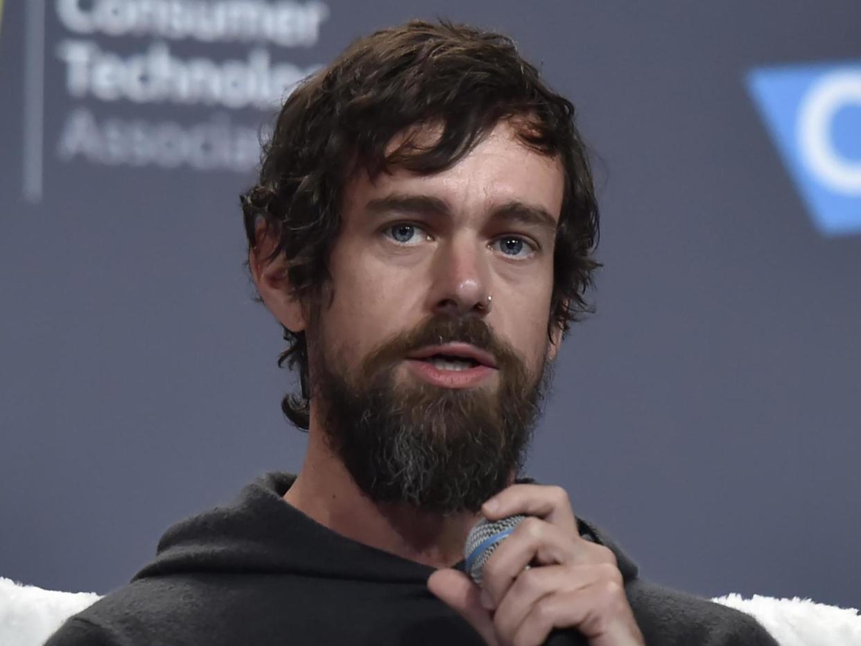 Twitter's Jack Dorsey is thought to own just two per cent of the company he co-founded: David Becker/Getty Images