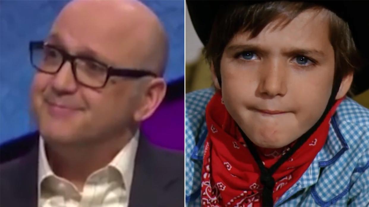 The former child actor Paris Themmen was featured on the game show this week.