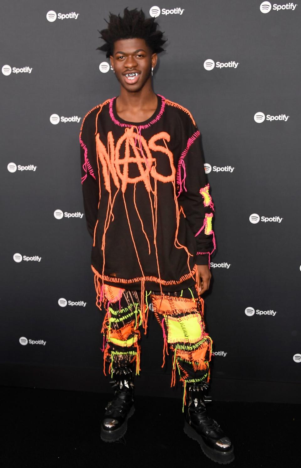 Lil Nas X attends Spotify Hosts "Best New Artist" Party at The Lot Studios on January 23, 2020 in Los Angeles, California