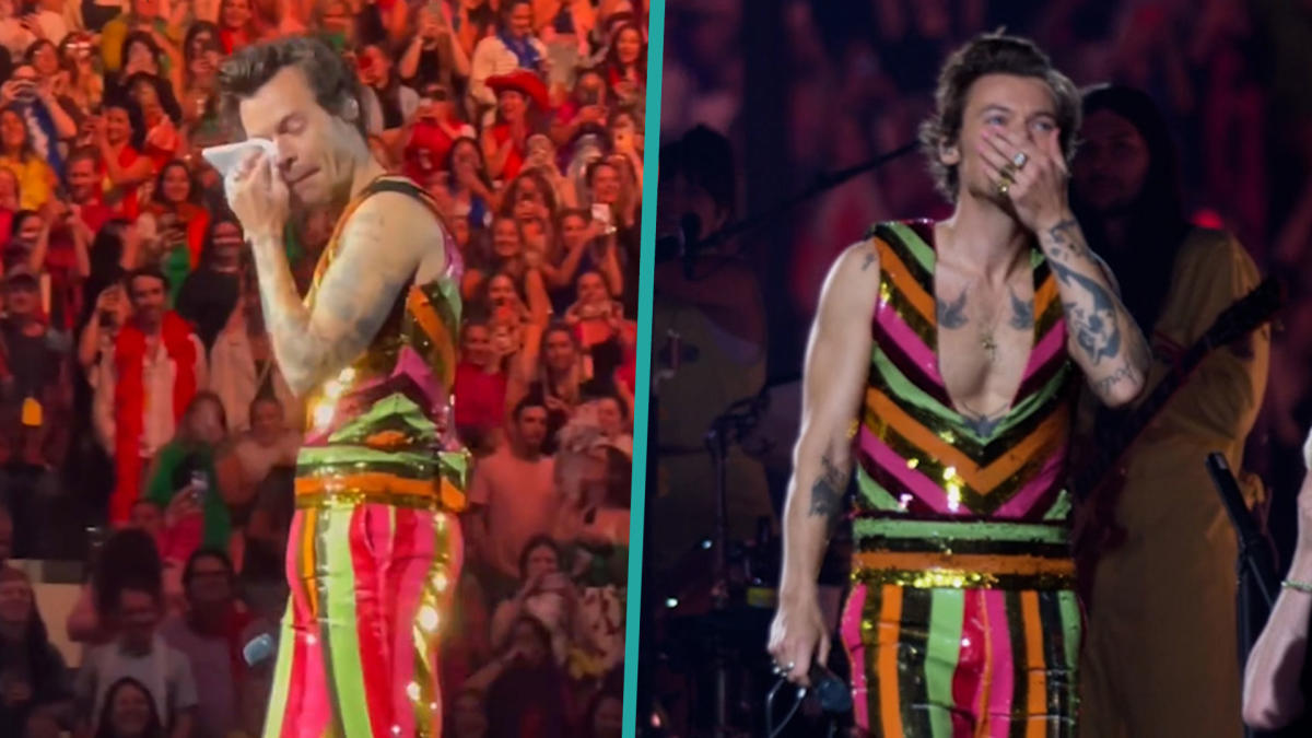 Harry Styles Tears Up Seeing Permanent MSG Banner For Historic 15Night