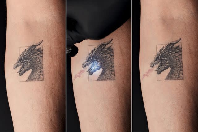 <p>Bang Bang</p> Magic Ink tattoo in action