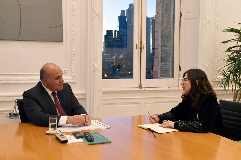 Manzur y Batakis, hoy en Casa Rosada