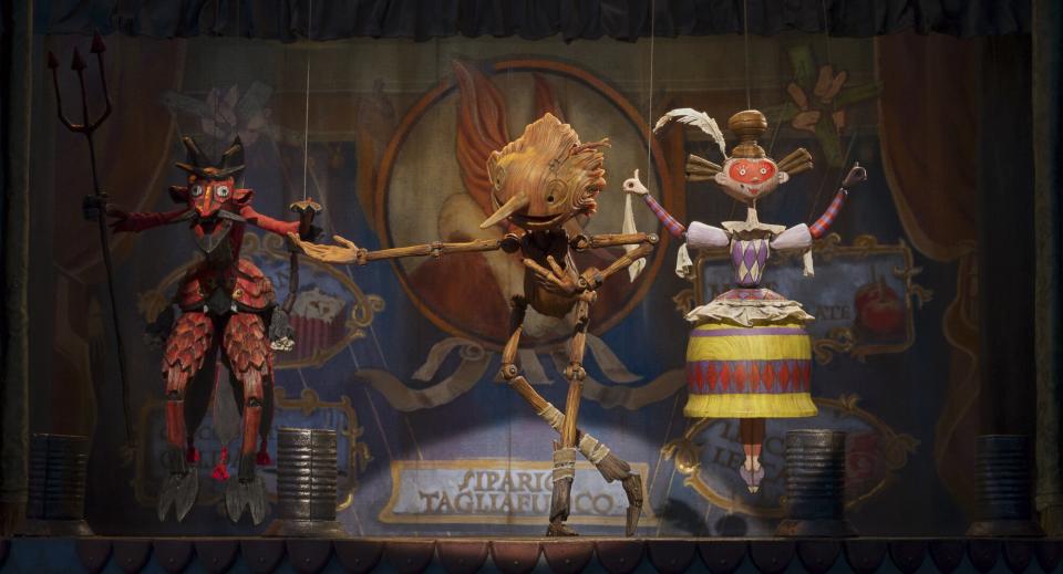 Puppets dance in 'Guillermo del Toro's Pinocchio'