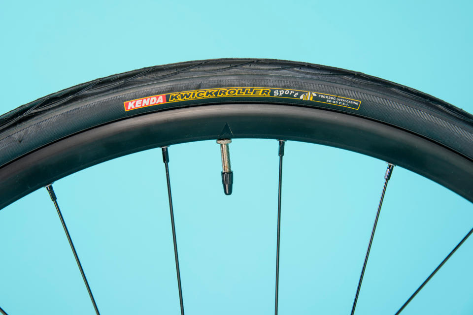 Kenda Kwick Roller Sport tire on the Vitus Razor Disc Road Bike Claris