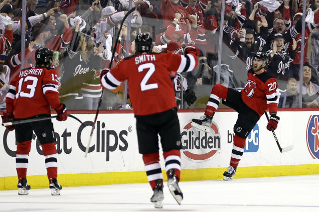 Devils answer in Game 3, rout Hurricanes 8-4, deficit now 2-1 - NBC Sports