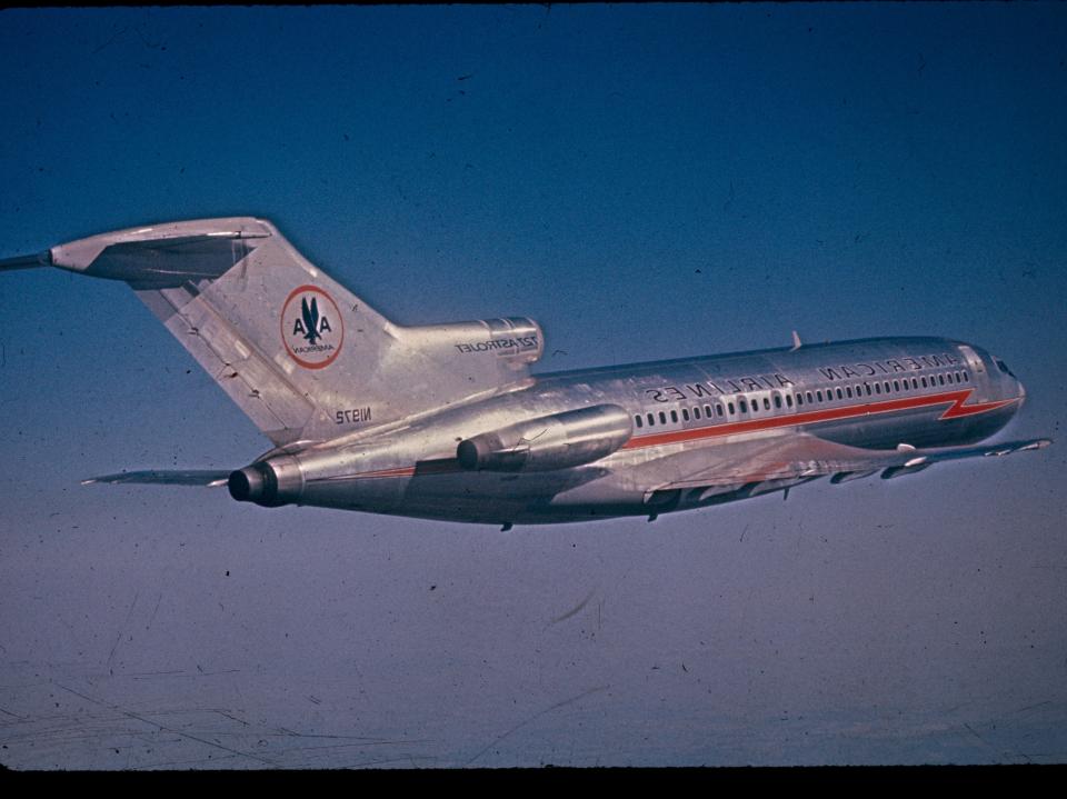 A Boeing 727 Astrojet in American Airlines livery