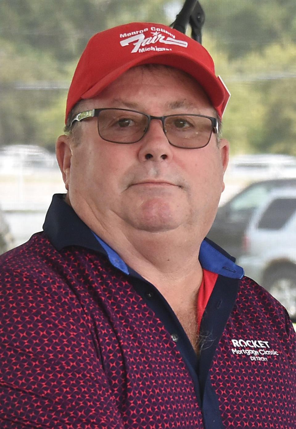 Rick Becker, Monroe County Fair Board member and president of Stoneco and Michigan Paving, was honored Wednesday with a Meritorious Service Award by the Monroe County Fair Association.