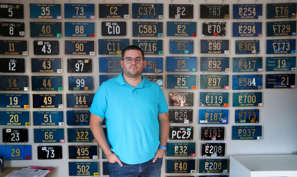 TheDelaware3000.org's Jordan Irazabal of Wilmington has been collecting photos of Delaware's lowest number license plates since 2007.