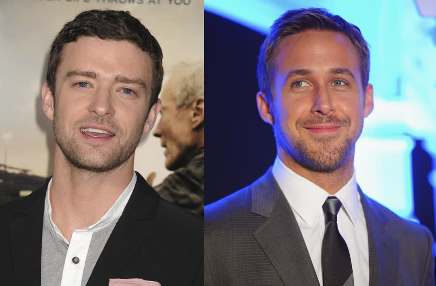 <b>Ryan Gosling und Justin Timberlake</b><br><br>Die beiden "Mickey Mouse Club"-Co-Stars verbindet eine enge Beziehung. Während der Zeit in der Kindershow lebte Ryan bei Justin und das hatte einen ganz besonderen Grund: Ryans Mutter musste wegen ihres Jobs zurück nach Kanada und Justins Mutter war für ein halbes Jahr als Ryans Vormund berufen. Also wohnten Sie in ihrer Jugend zusammen. Die Freundschaft hat die Jahre überdauert, auch wenn sie sich wegen ihrer Arbeit nicht mehr so oft sehen.