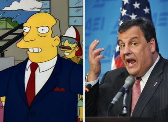 It's not difficult to imagine how Springfield's dogmatic school Superintendent Gary Chalmers would react to the news that a public servant--New Jersey Governor Chris Christie, for example--had arrived to his son's baseball game <a href="http://www.huffingtonpost.com/2011/06/02/chris-christie-helicopter_n_870325.html" target="_hplink">via helicopter</a>. But for all his strict enforcement of school rules, the militant Chalmers has been known to make some pretty bad decisions himself, like replacing Principal Skinner with Ned Flanders. It still remains to be seen, however, whether Christie's <a href="http://www.huffingtonpost.com/2011/06/11/chris-christie-schools_n_875262.html" target="_hplink">controversial plans</a> for education reform will transform New Jersey public schools into--as Chalmers puts it--"a hell of a toboggan ride!"