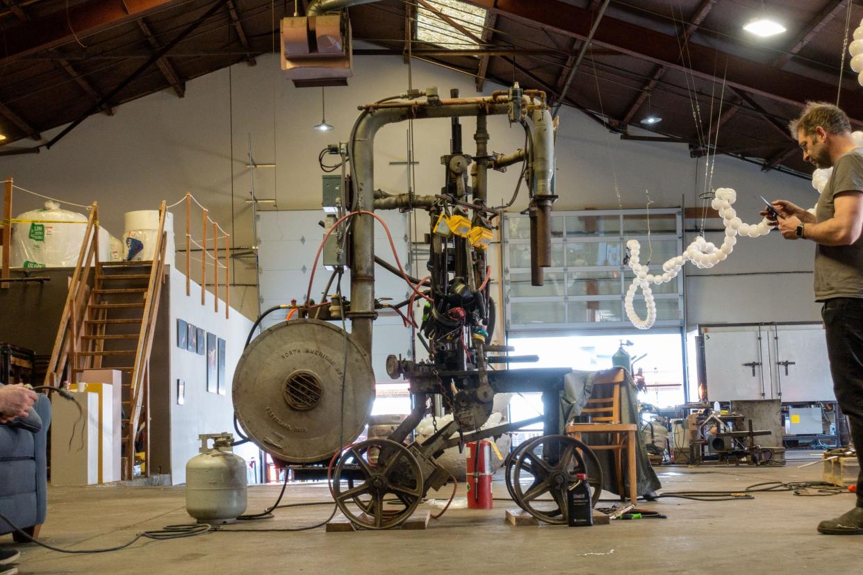 The Old Press, up and running at AO Glass on Pine Street.