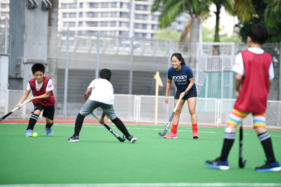  Why I Play series: Hockey player Laura Tan (PHOTO: Stefanus Ian/Yahoo News Singapore)