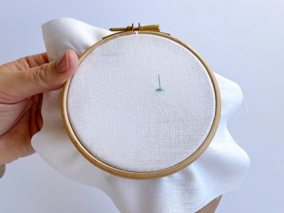 beginners guide to embroidery, step by step, how to, clare albans, split stitch