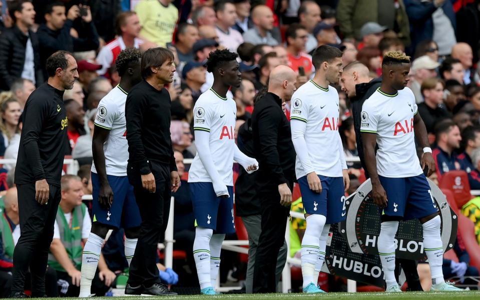Four Spurs subs come on - Getty Images Europe