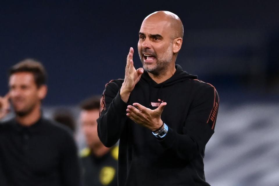 Man City boss Pep Guardiola (POOL/AFP via Getty Images)