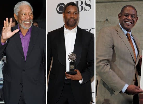 a) Morgan Freeman B) Denzel Washington  C) Forest Whitaker