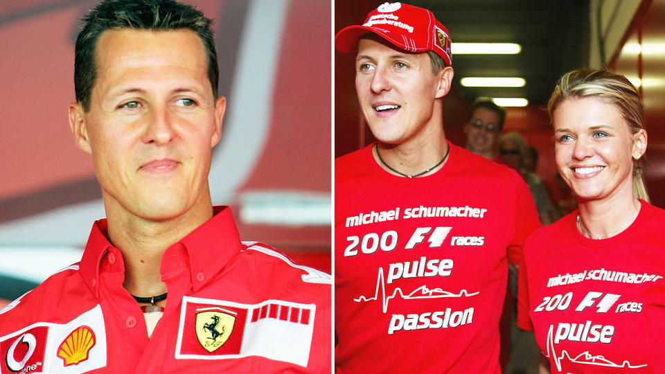 Michael Schumacher, pictured here with wife Corinna.