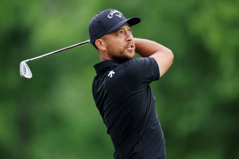 Reigning Olympic champion Xander Schauffele of the United States hopes to win his first major title at the 106th PGA Championship (ANDY LYONS)
