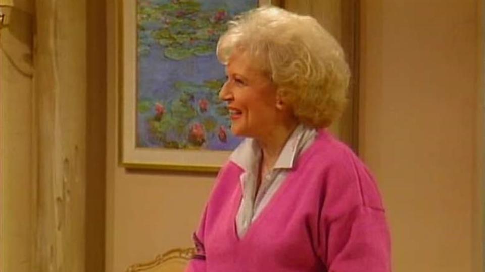 Betty White as Rose Nylund in The Golden Girls episode 