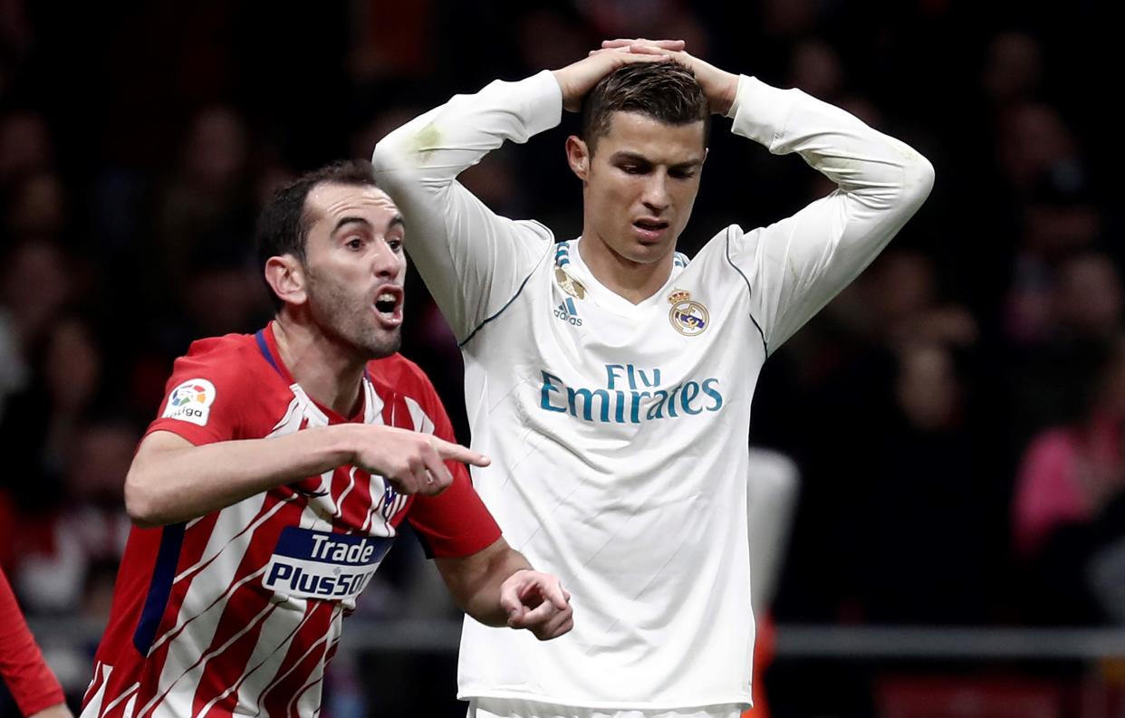 Cristiano Ronaldo and Real Madrid were frustrated in the Madrid Derby – and have been frustrated throughout the first three months of the season. (Getty)