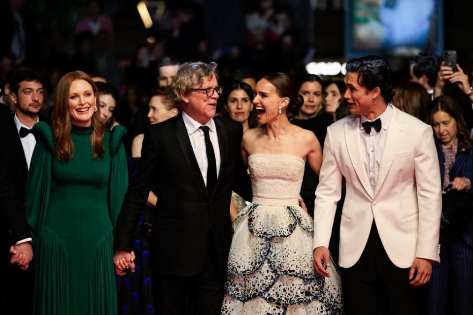 Julianne Moore, Todd Haynes, Natalie Portman and Charles Melton